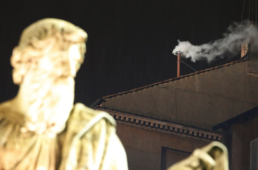 Papal Conclave White Smoke Chimney Poster Picture Photo Print Banner  Booma Prints
