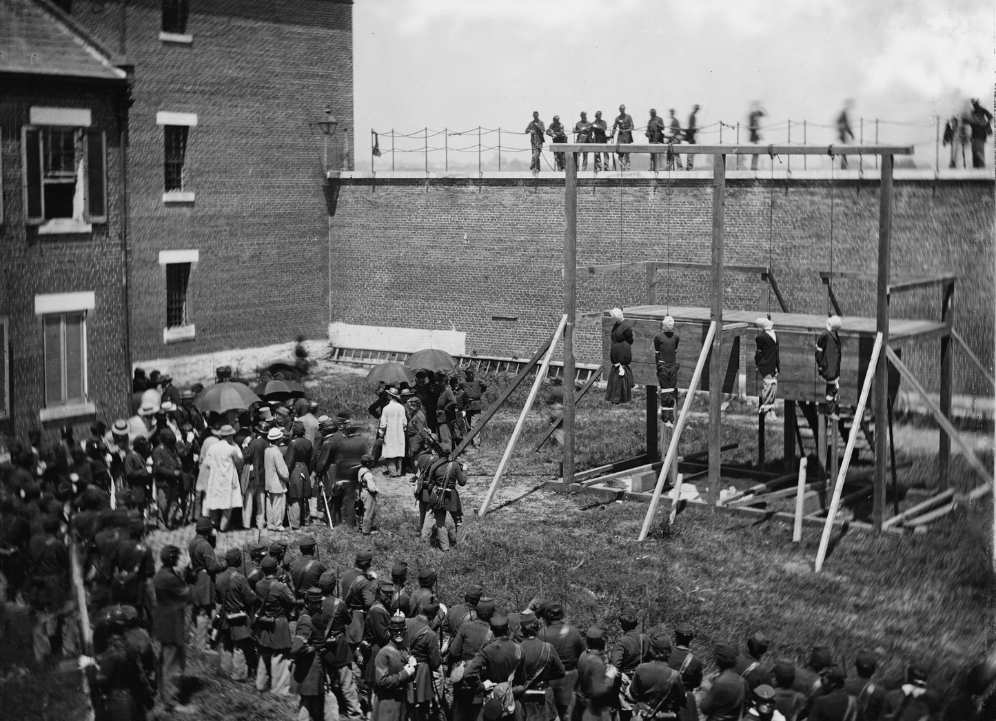 Execution Of Lincoln Assassins Glossy Poster Picture Photo Print Banner  Booma Prints