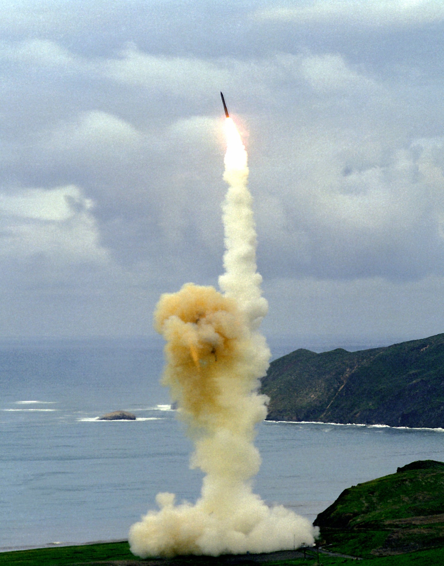 Minuteman Iii Launch Rocket Glossy Poster Picture Photo Print Banner  Booma Prints