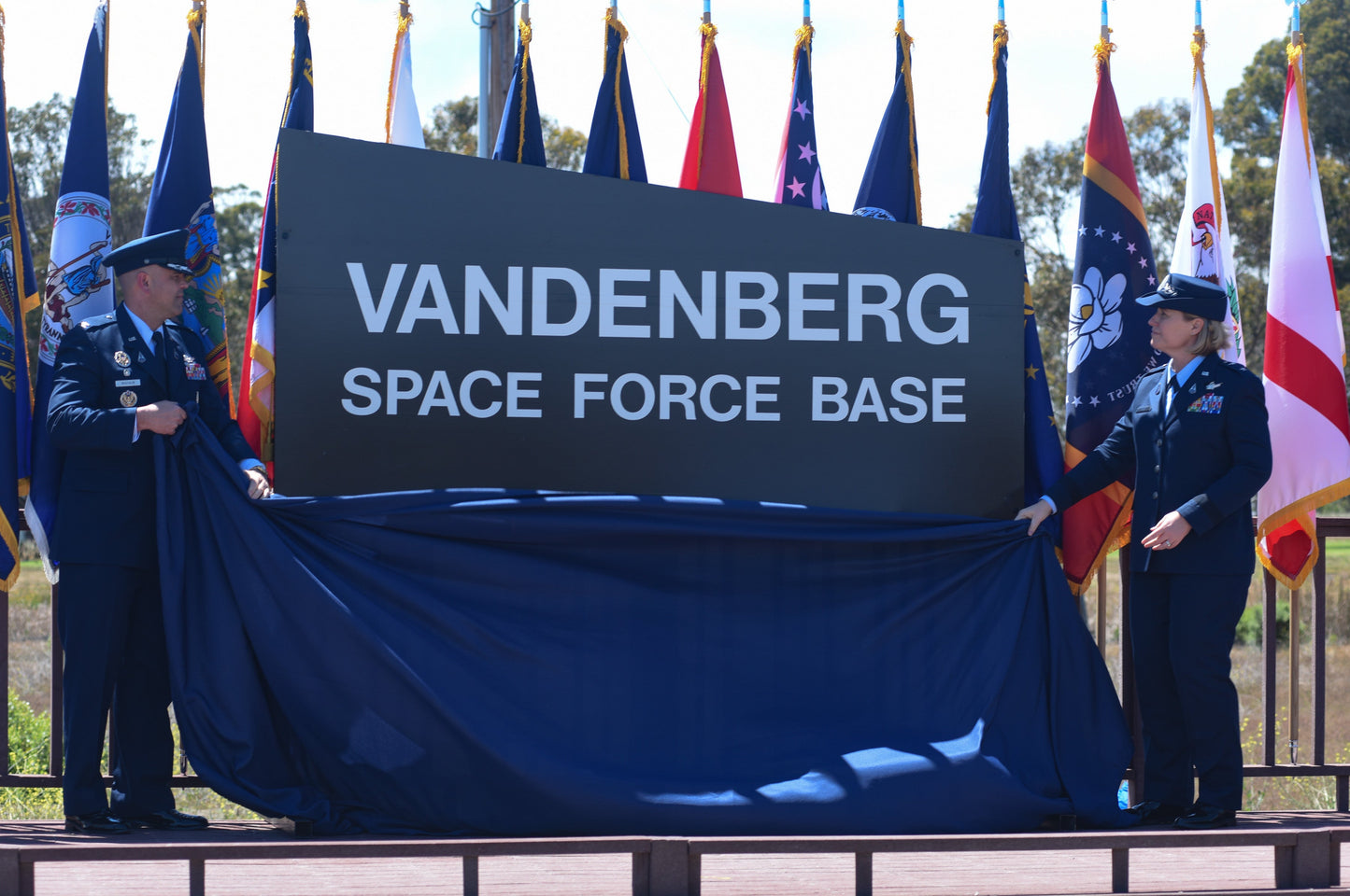 Vandenberg Space Force Base Sign Glossy Poster Picture Photo Print Banner  Booma Prints