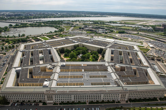 The Pentagon Aerial View Glossy Poster Picture Photo Print Banner  Booma Prints