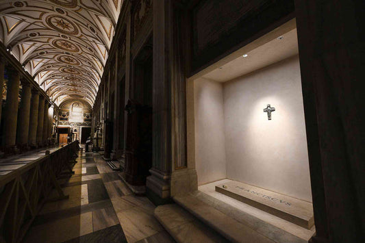 Pope Francis Tomb Santa Maria Maggiore Poster Picture Photo Print Banner  Booma Prints