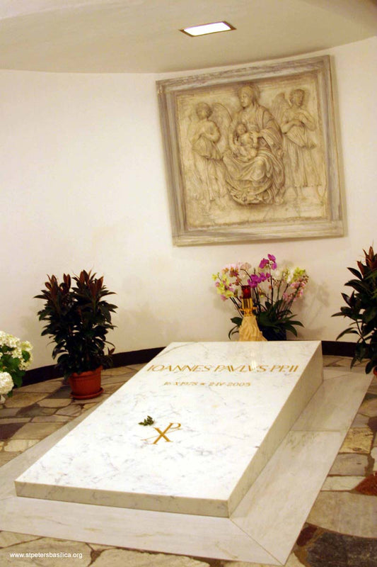 Pope John Paul Ii Tomb Glossy Poster Picture Photo Print Banner  Booma Prints