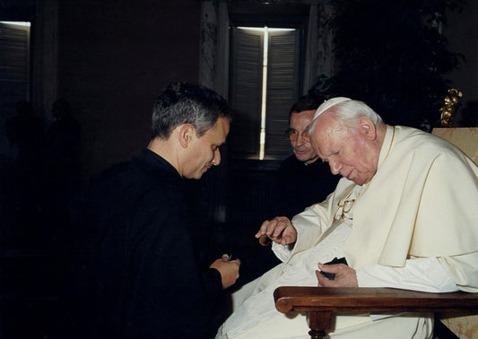 Pope John Paul Ii Pope Leo Xiv Glossy Poster Picture Photo Print Banner  Booma Prints