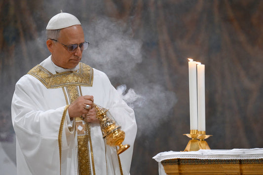 Pope Leo Xiv Thurible Glossy Poster Picture Photo Print Banner  Booma Prints