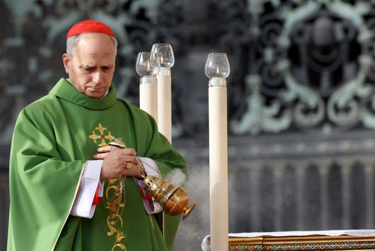 Pope Leo Xiv Thurible Incense Glossy Poster Picture Photo Print Banner  Booma Prints