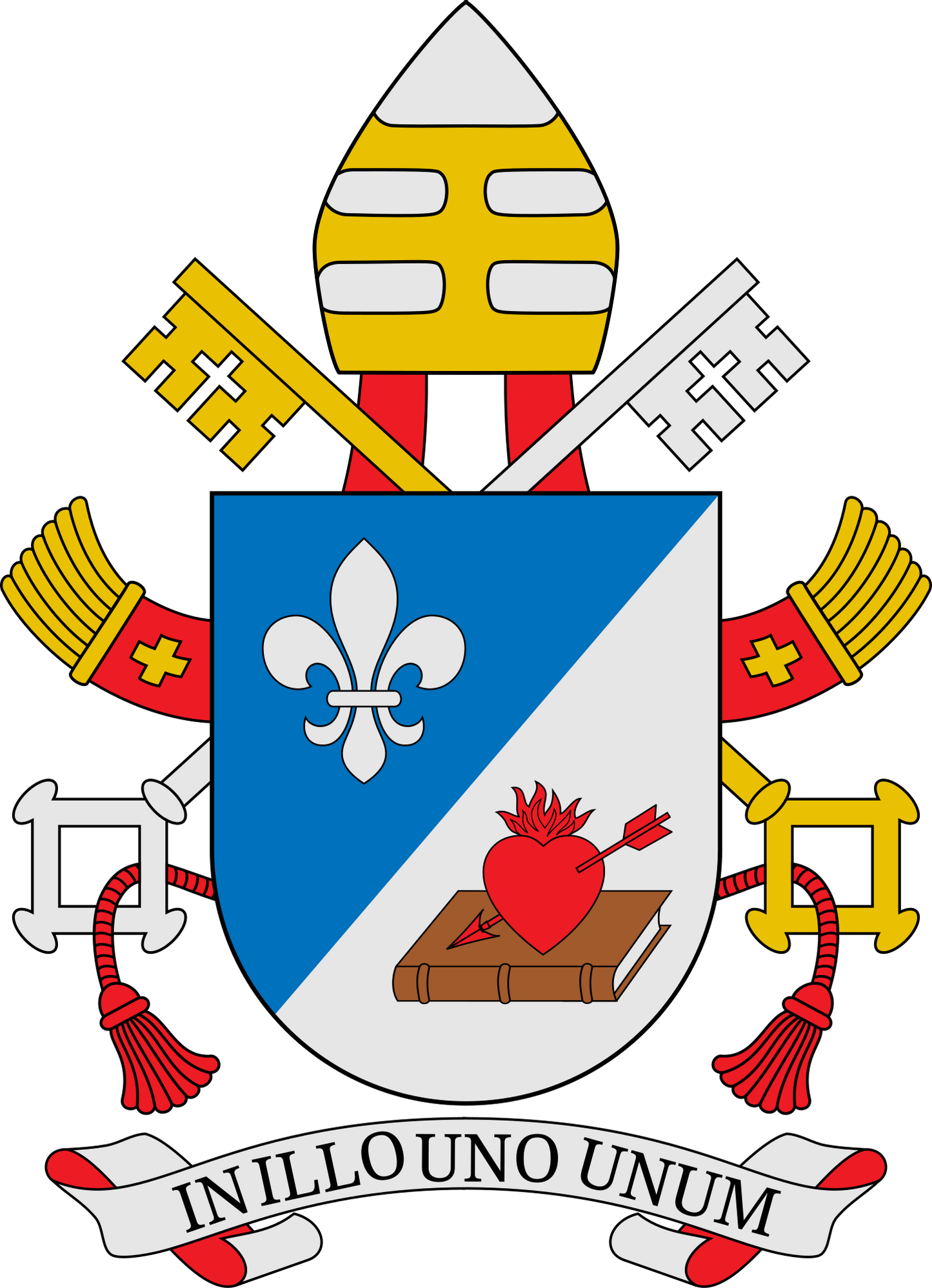 Pope Leo Xiv Coat Of Arms Glossy Poster Picture Photo Print Banner  Booma Prints
