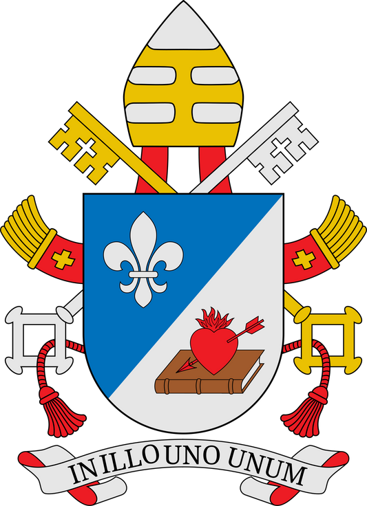 Pope Leo Xiv Coat Of Arms Glossy Poster Picture Photo Print Banner  Booma Prints