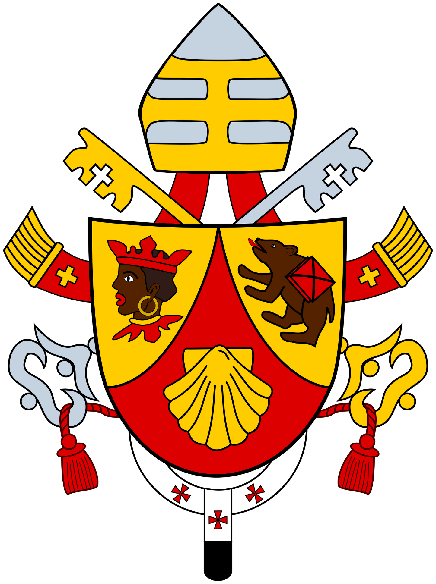Pope Benedict Xvi Coat Of Arms Glossy Poster Picture Photo Print Banner  Booma Prints