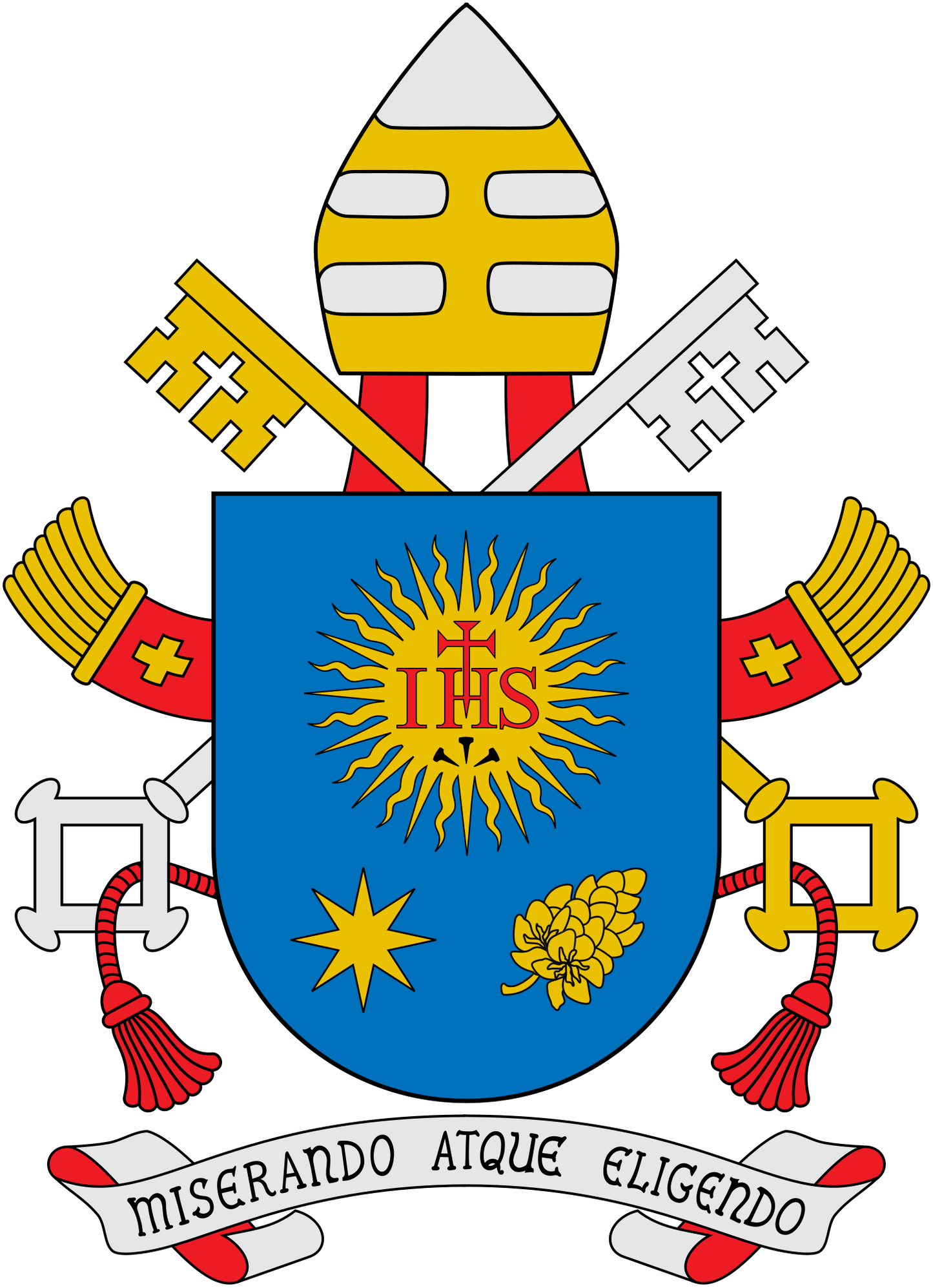 Pope Francis Coat Of Arms Glossy Poster Picture Photo Print Banner  Booma Prints