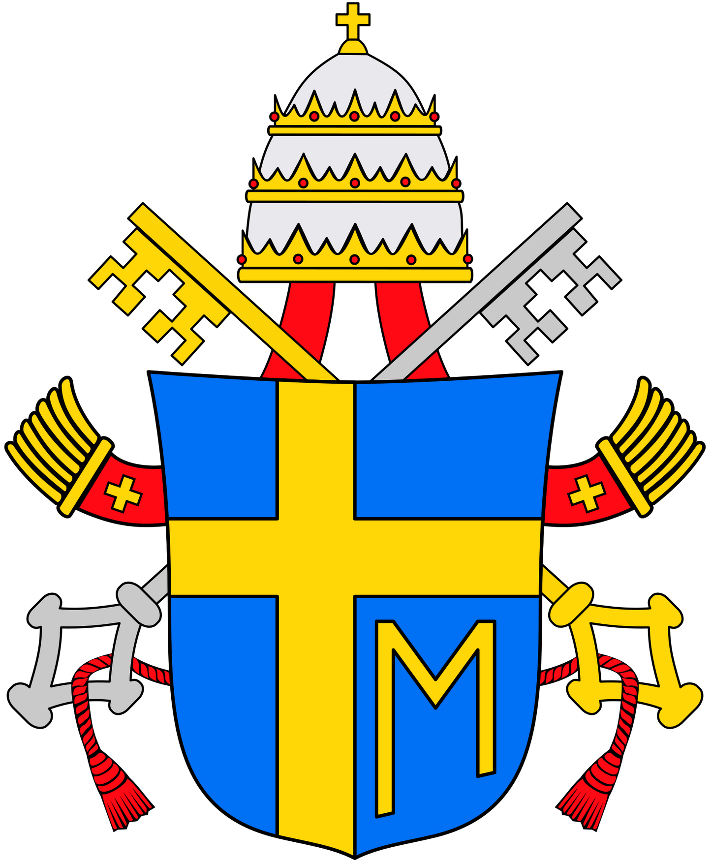 Pope John Paul Ii Coat Of Arms Glossy Poster Picture Photo Print Banner  Booma Prints
