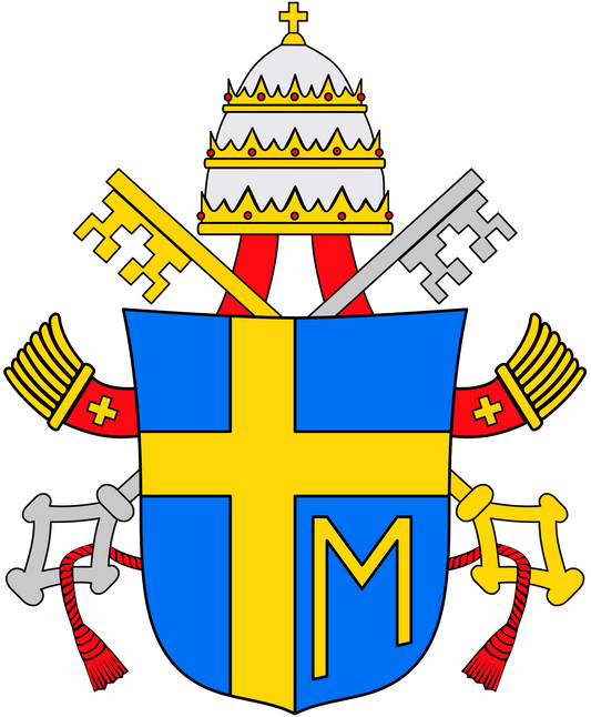 Pope John Paul Ii Coat Of Arms Glossy Poster Picture Photo Print Banner  Booma Prints