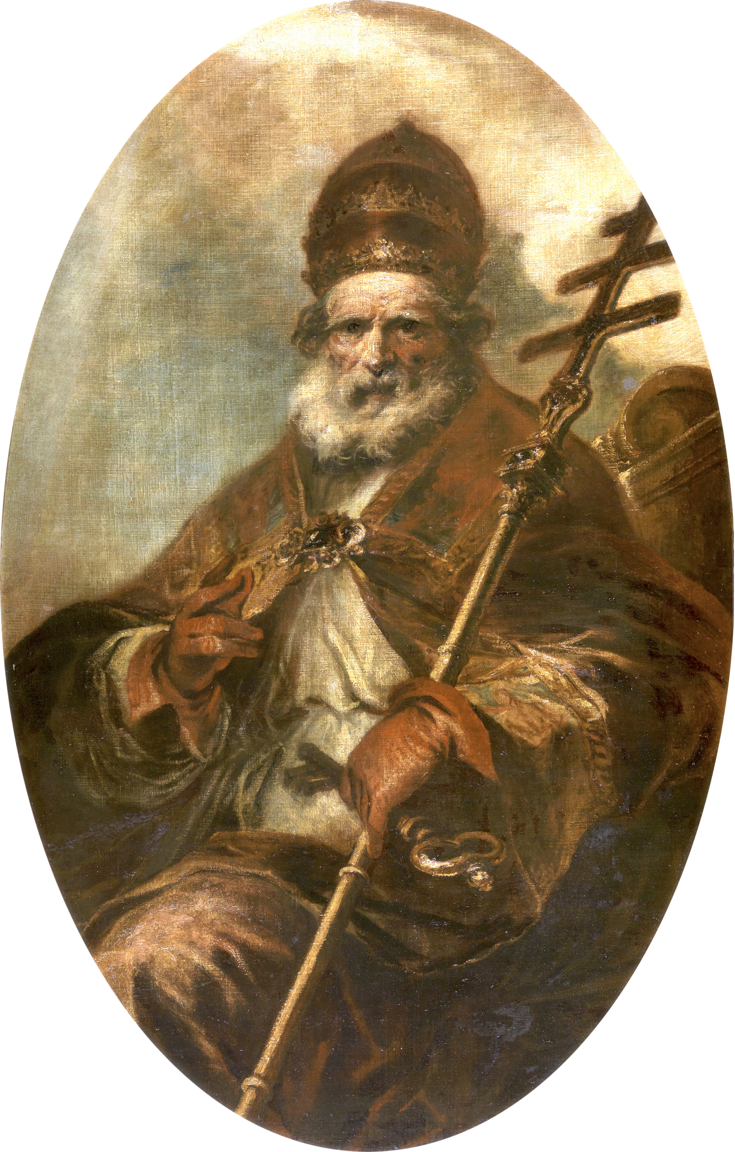 Pope Leo I Portrait Glossy Poster Picture Photo Print Banner  Booma Prints