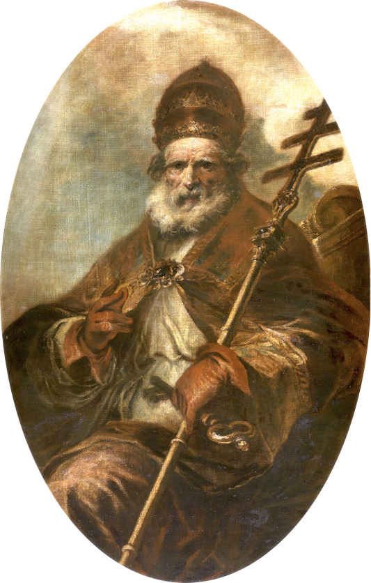 Pope Leo I Portrait Glossy Poster Picture Photo Print Banner  Booma Prints