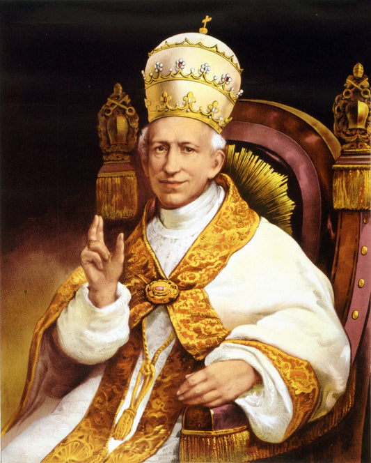 Pope Leo Xiii Portrait Glossy Poster Picture Photo Print Banner  Booma Prints