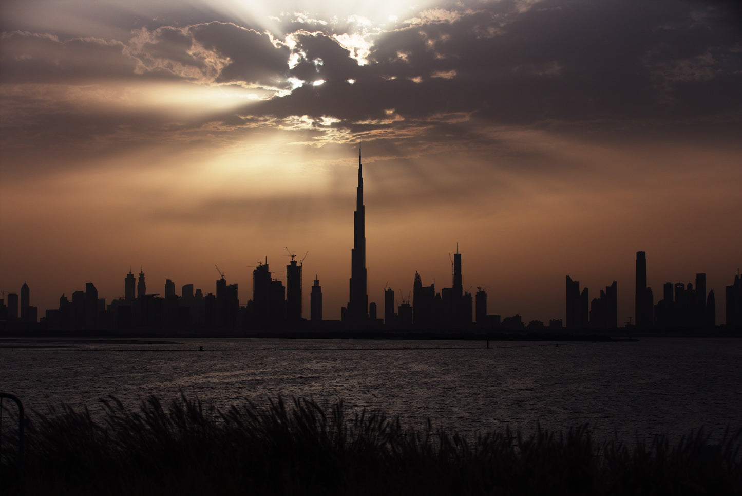 Burj Khalifa Skyline Dubai Uae Glossy Poster Picture Photo Print Banner  Booma Prints