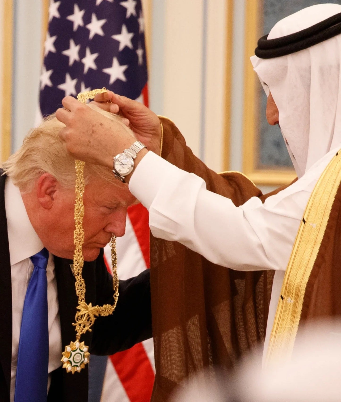 Trump Order Of Zayed Gold Honor Uae Poster Picture Photo Print Banner  Booma Prints