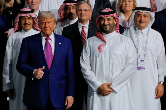 Trump Saudi Arabia Prince Thumbs Up Poster Picture Photo Print Banner  Booma Prints