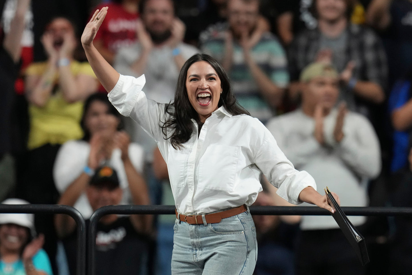 Alexandria Ocasio-Cortez Aoc Wave Poster Picture Photo Print Banner  Booma Prints