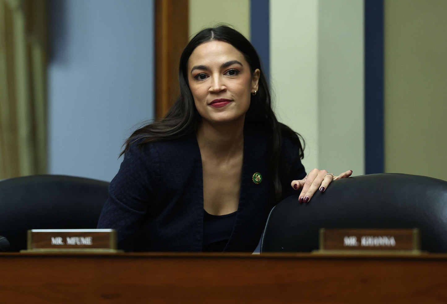 Alexandria Ocasio-Cortez Aoc Dem Usa Poster Picture Photo Print Banner  Booma Prints