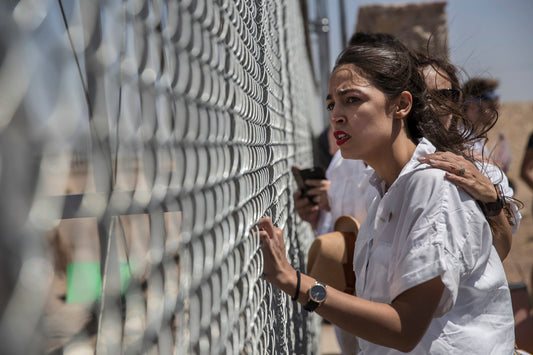 Alexandria Ocasio-Cortez Mexico Border Poster Picture Photo Print Banner  Booma Prints