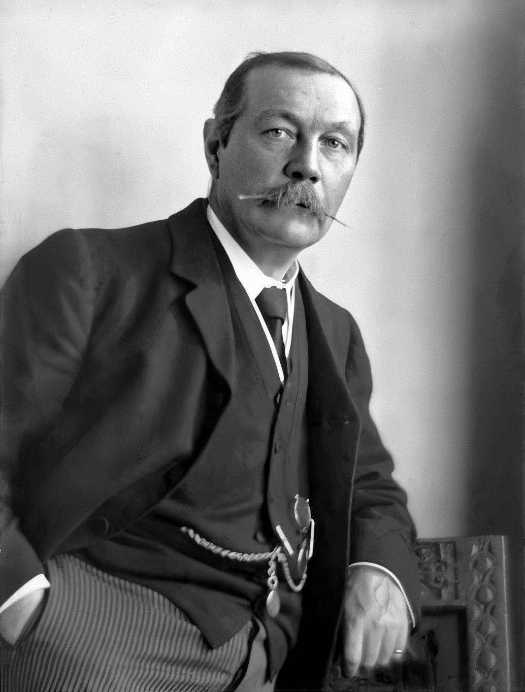 Sir Arthur Conan Doyle Writer Sherlock Poster Picture Photo Print Banner  Booma Prints