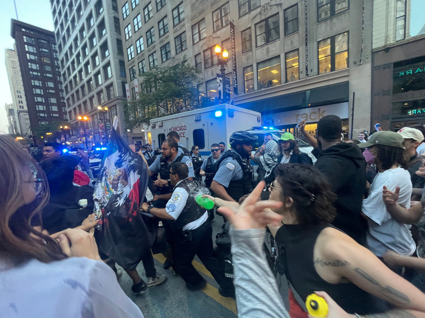 Chicago Ice Protests 2025 Glossy Poster Picture Photo Print Banner  Booma Prints
