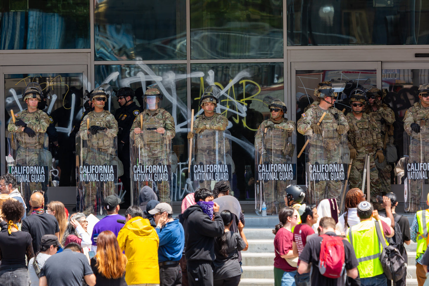 California National Guard Ice Protests Poster Picture Photo Print Banner  Booma Prints