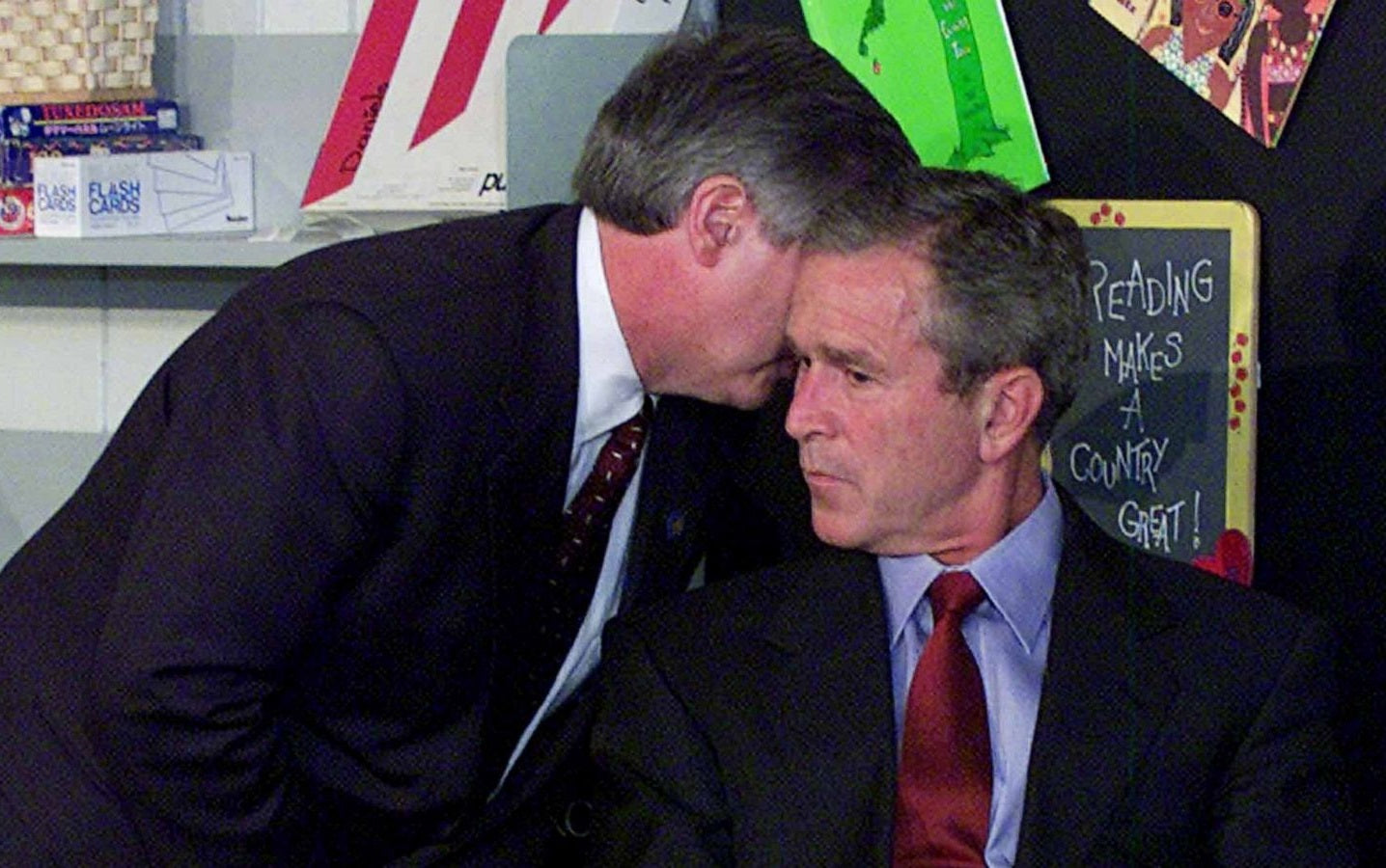 George Bush 9-11 Whisper 9/11 Glossy Poster Picture Photo Print Banner  Booma Prints