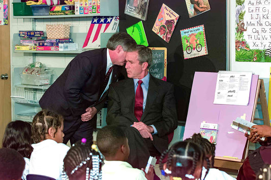 George Bush 9-11 Classroom 9/11 Glossy Poster Picture Photo Print Banner  Booma Prints