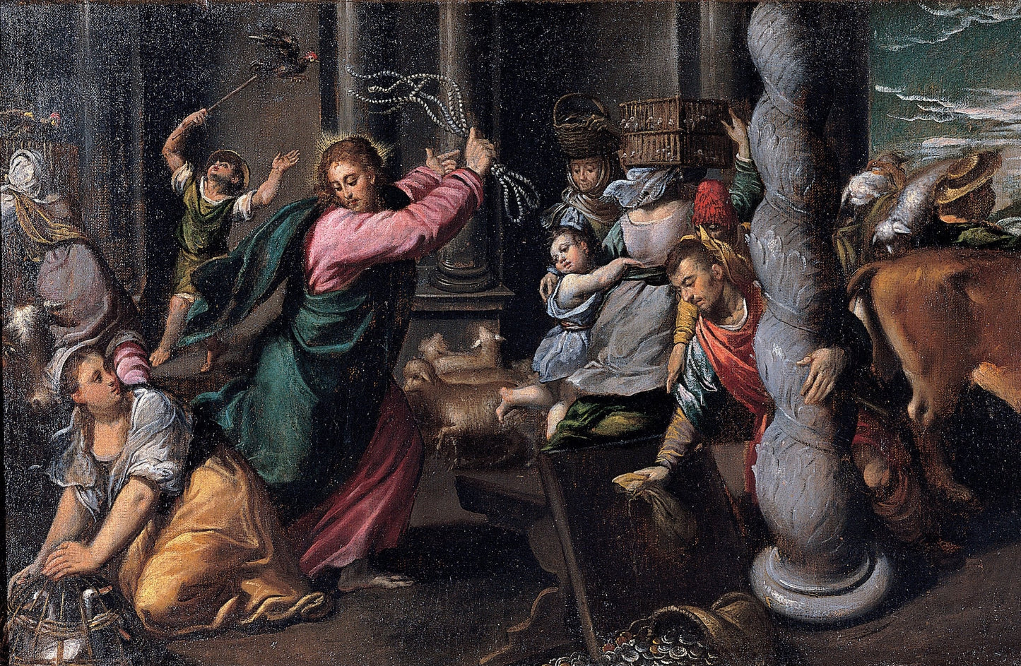 Christ Cleansing Of The Temple Gospel Poster Picture Photo Print Banner  Booma Prints
