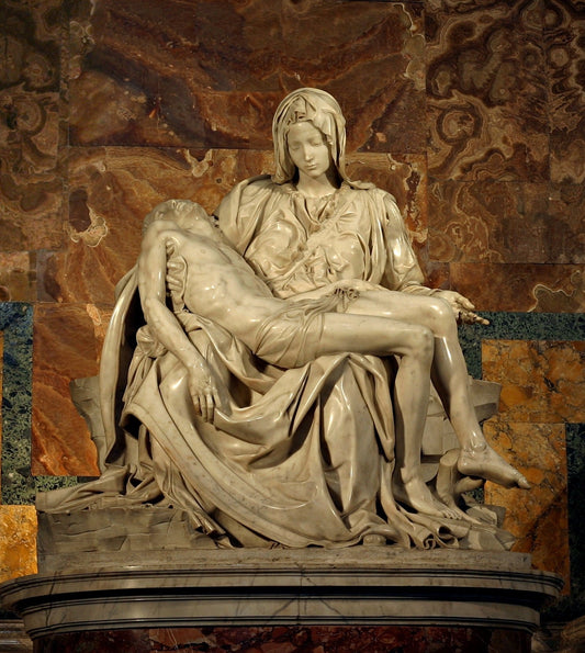 Michelangelo Pieta Pity Christ Glossy Poster Picture Photo Print Banner  Booma Prints