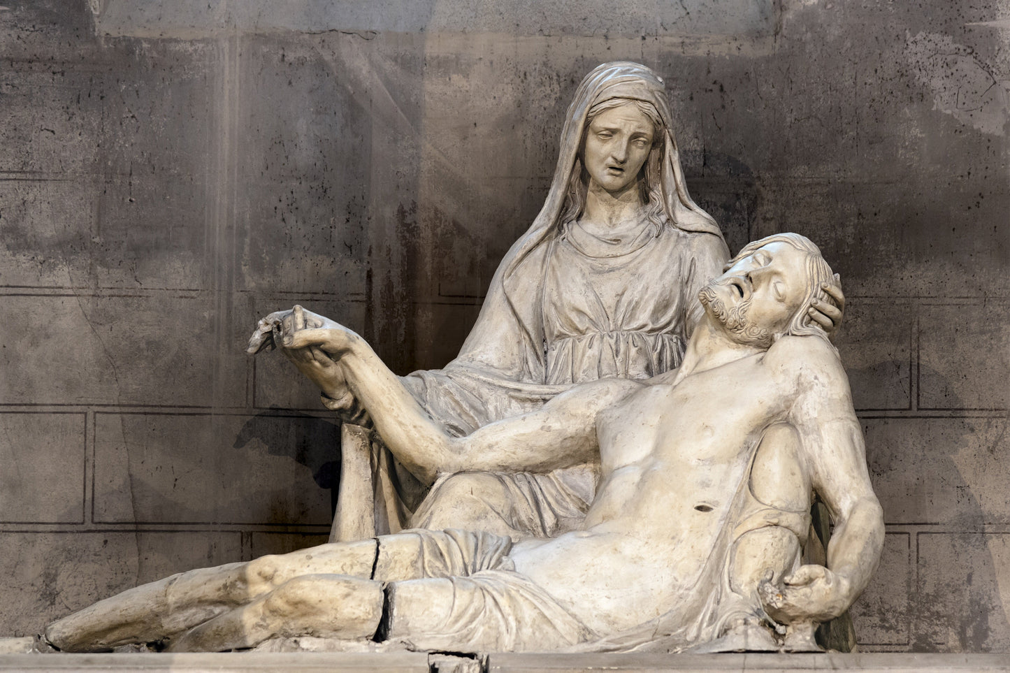 Pieta Statue Pity Jesus Glossy Poster Picture Photo Print Banner  Booma Prints