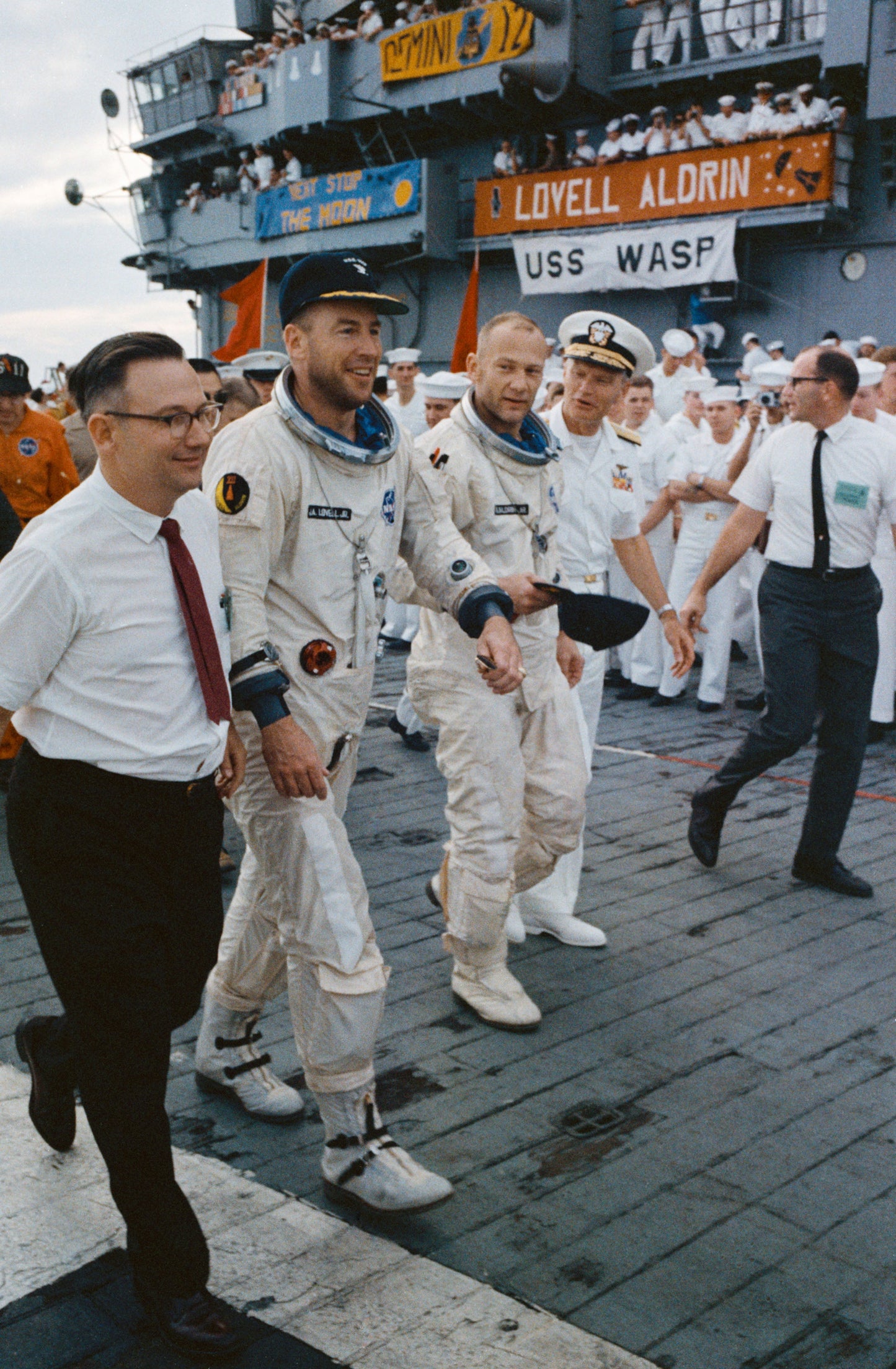 James Jim Lovell Gemini 12 Crew Glossy Poster Picture Photo Print Banner  Booma Prints