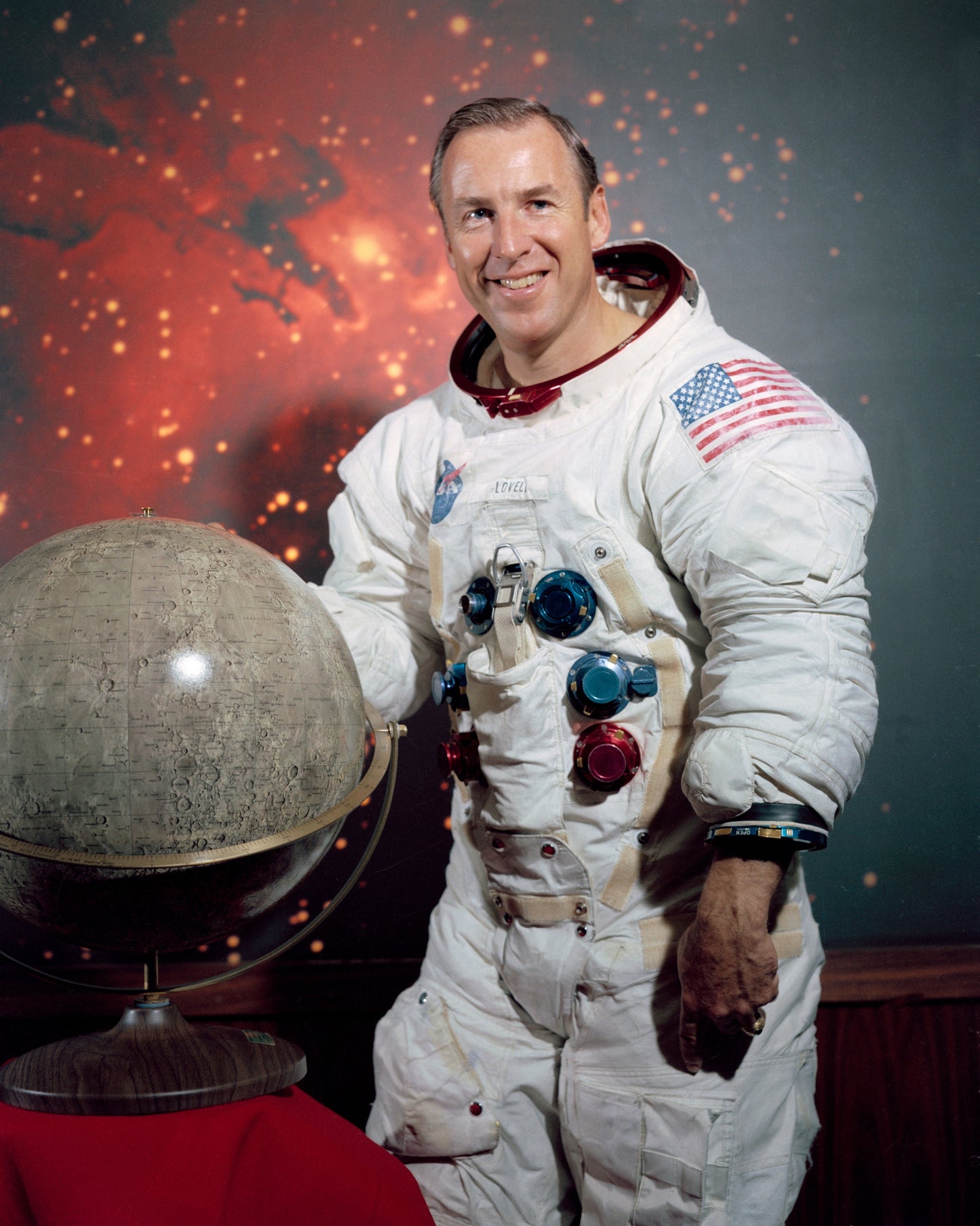 James Jim Lovell Astronaut Portrait Poster Picture Photo Print Banner  Booma Prints