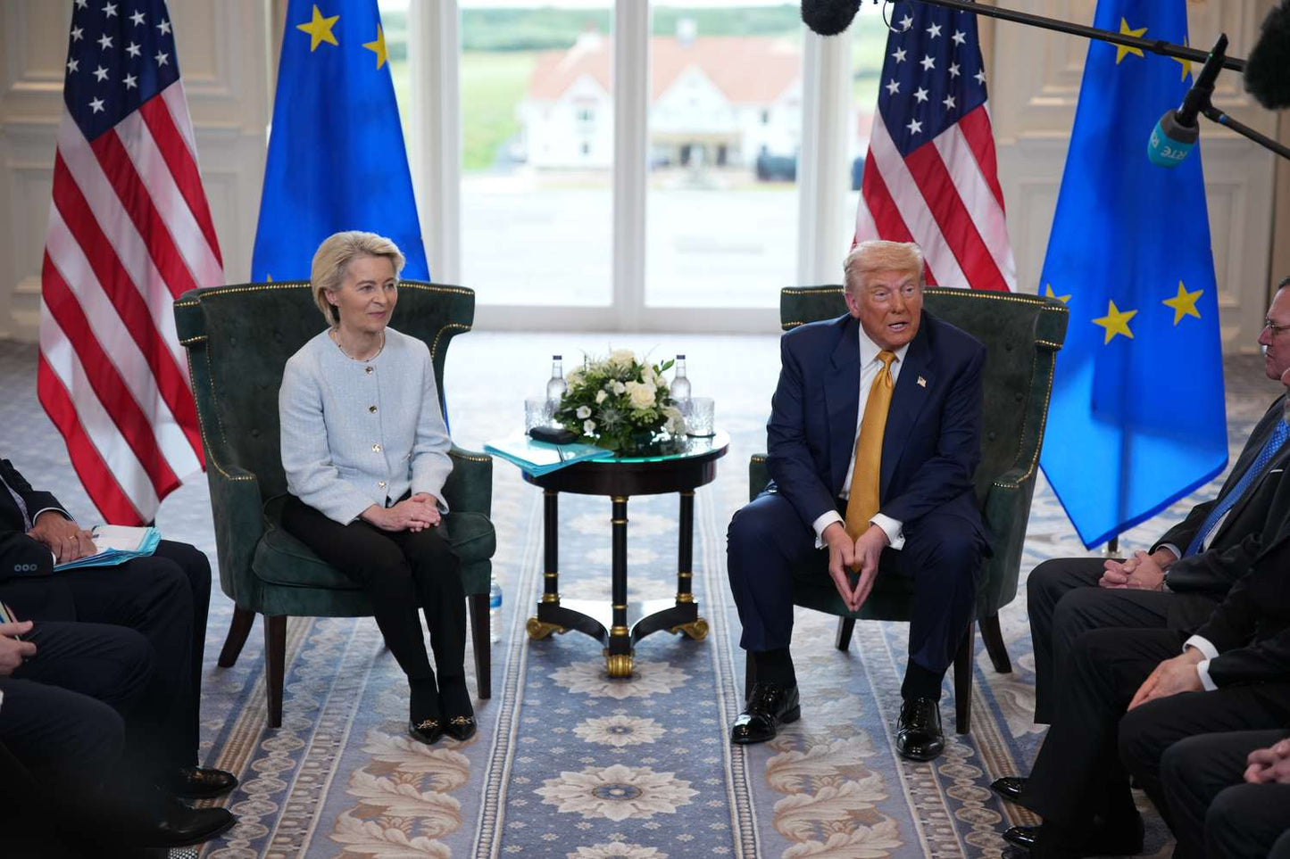 Uesula Von Der Leyen Trump Eu Glossy Poster Picture Photo Print Banner  Booma Prints