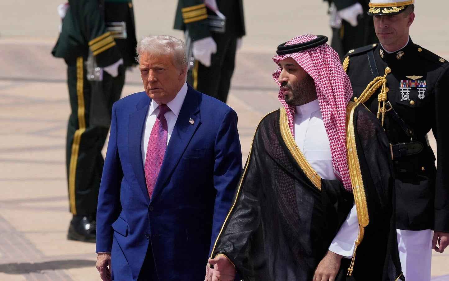 Trump Crown Saudi Prince Landing Glossy Poster Picture Photo Print Banner  Booma Prints