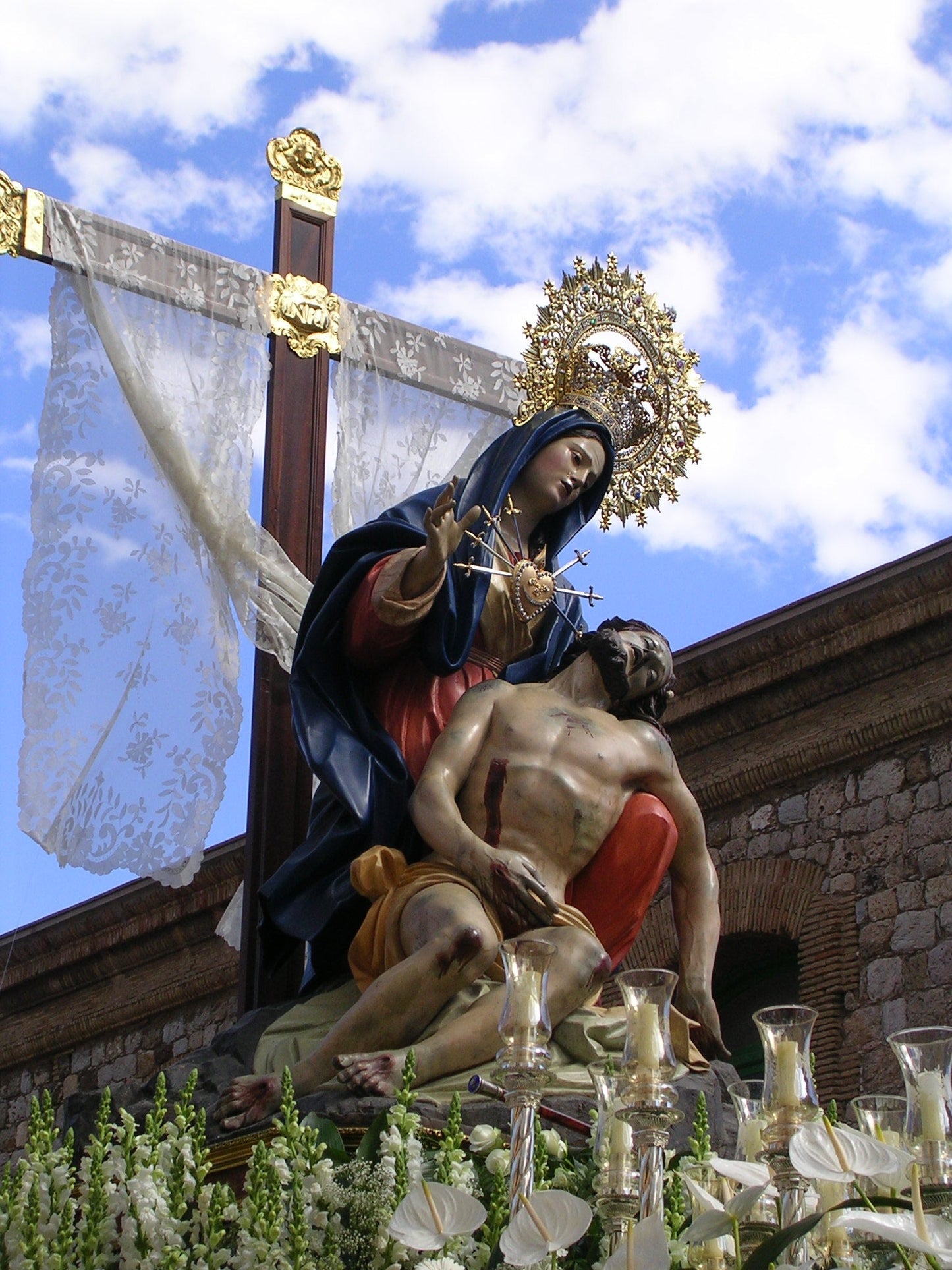 Pieta Virgin Mary Caridad Cartagena Poster Picture Photo Print Banner  Booma Prints