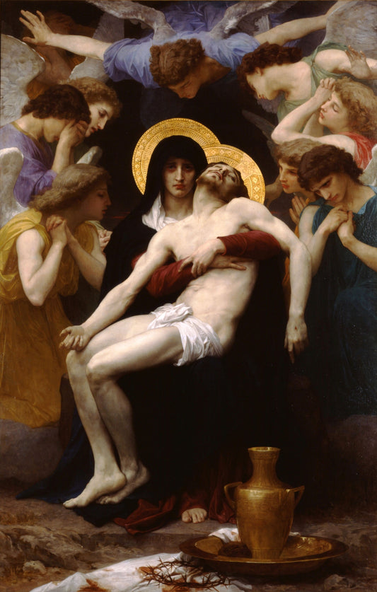 Pieta William Adolphe Bouguereau Glossy Poster Picture Photo Print Banner  Booma Prints