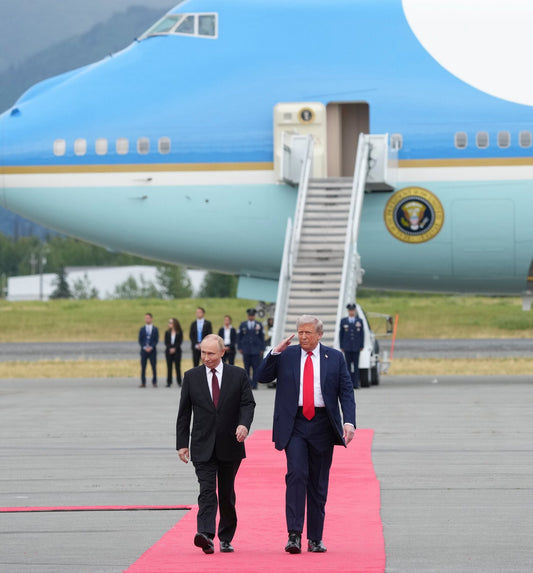 Trump Alaska Russia Meeting Arrival 2025 Poster Picture Photo Print Banner  Booma Prints