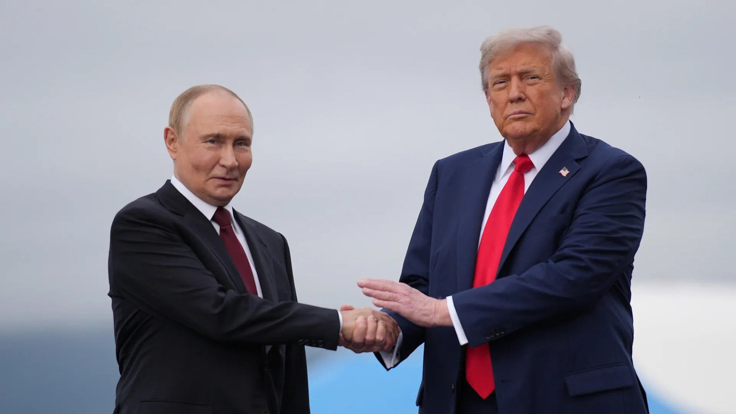 Trump Alaskan Meeting Vlad Glossy Poster Picture Photo Print Banner  Booma Prints