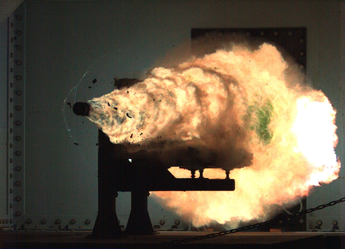 Us Navy Rail Gun Test Glossy Poster Picture Photo Print Banner  Booma Prints