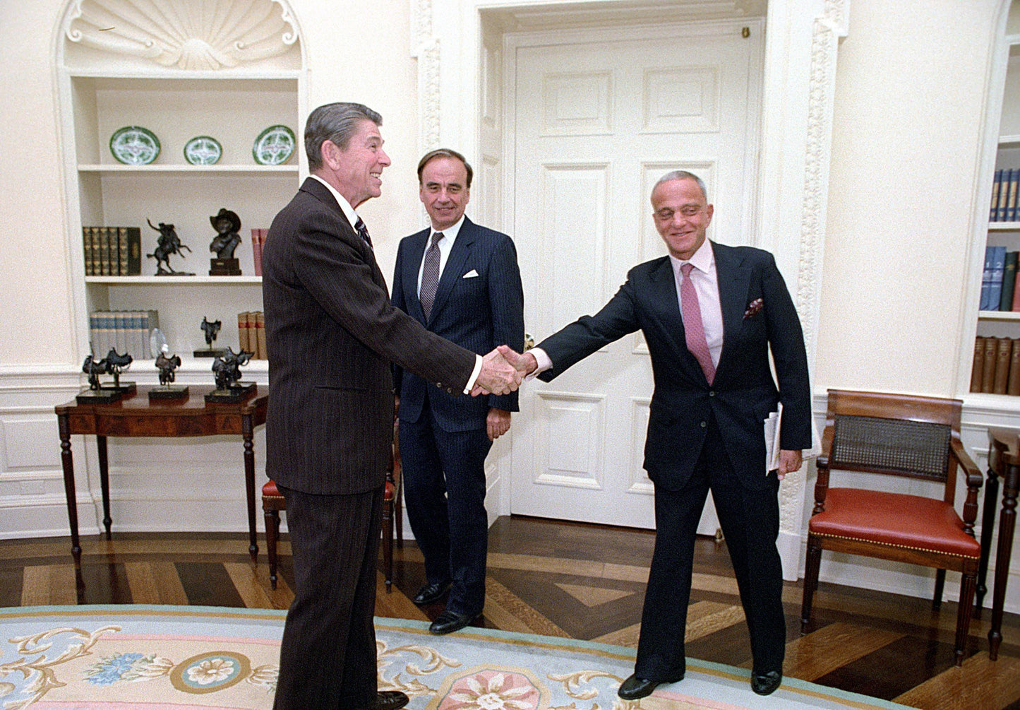 Roy Cohn Reagan Handshake 1982 Glossy Poster Picture Photo Print Banner  Booma Prints