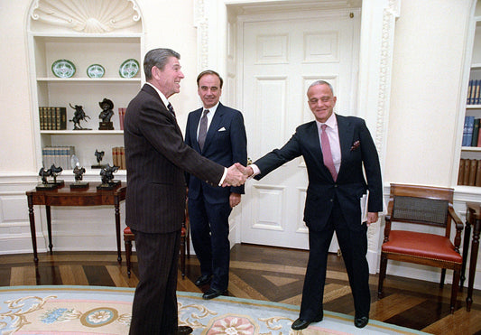 Roy Cohn Reagan Handshake 1982 Glossy Poster Picture Photo Print Banner  Booma Prints