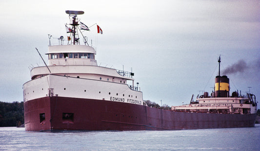 Ss Edmund Fitzgerald Great Lakes Glossy Poster Picture Photo Print Banner  Booma Prints
