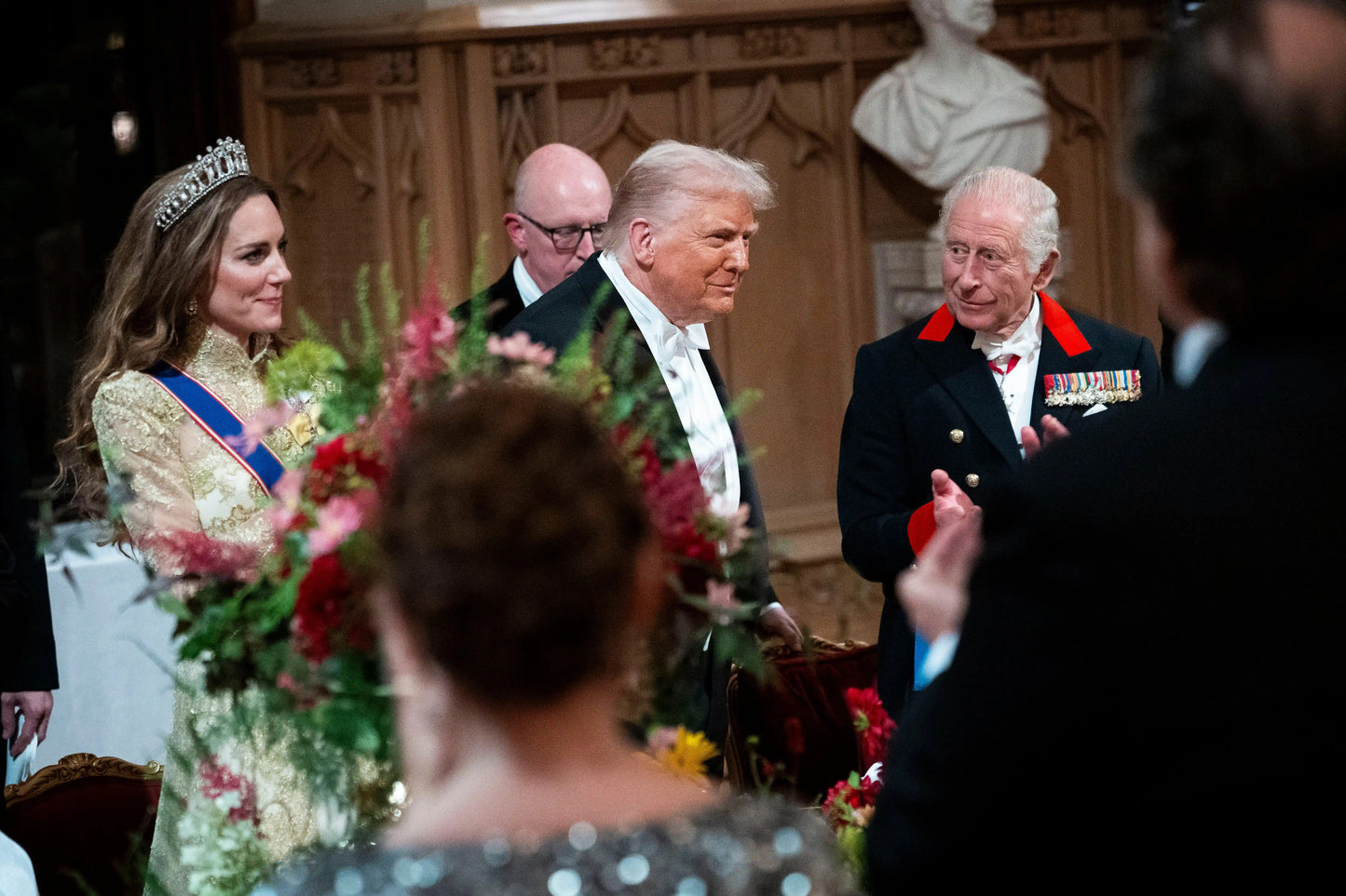 Trump King Charles Kate Uk 2025 Glossy Poster Picture Photo Print Banner  Booma Prints