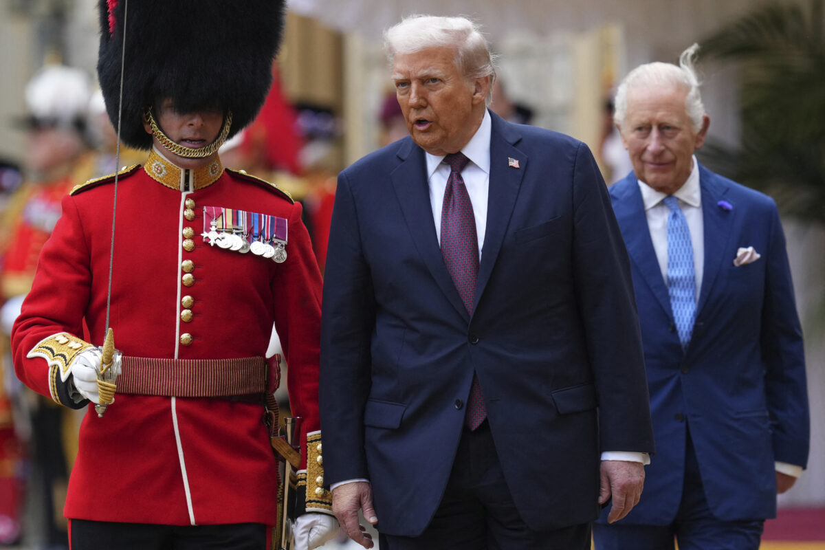 Trump Uk Palace Guard Charles Glossy Poster Picture Photo Print Banner  Booma Prints
