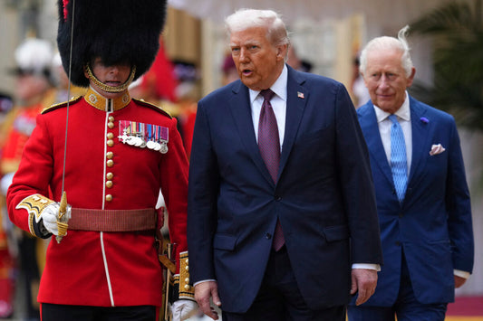 Trump Uk Palace Guard Charles Glossy Poster Picture Photo Print Banner  Booma Prints