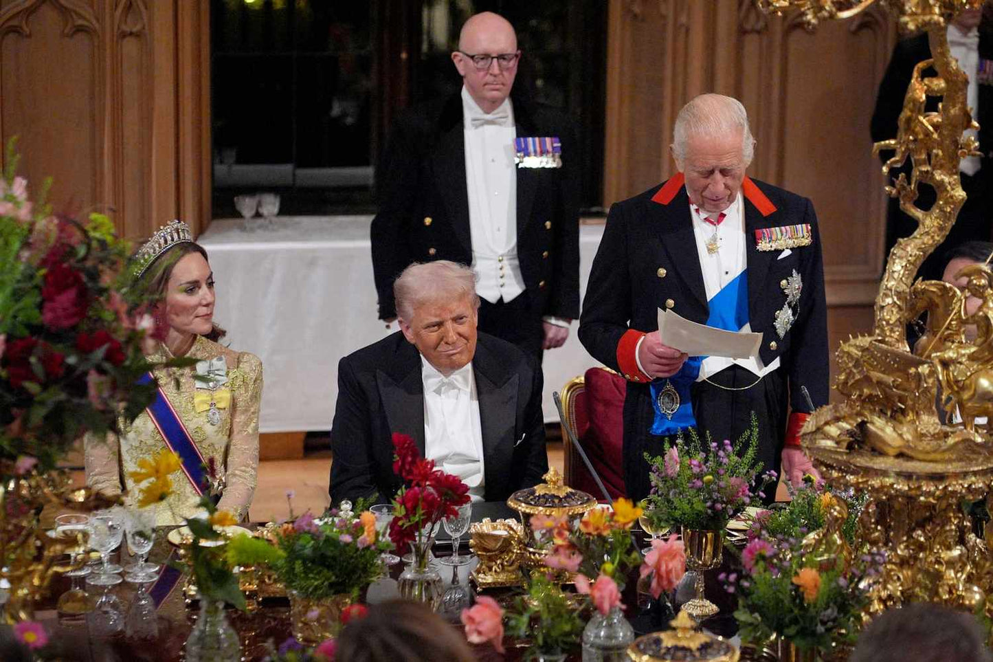 Donald Melania Trump Uk Banquet 2025 Poster Picture Photo Print Banner  Booma Prints