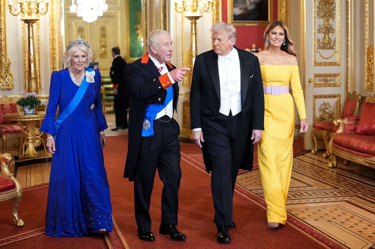 Charles Camilla Trump Melania Entrance Poster Picture Photo Print Banner  Booma Prints